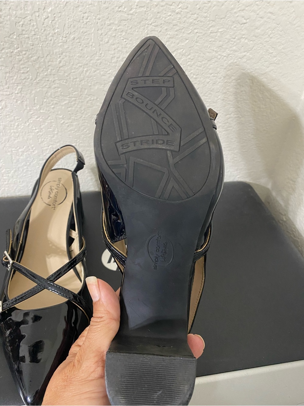 LifeStride Melissa pointed toe Slingback pump size 7.5 shoes - Picture 4 of 9